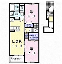 コーヴァル 202 ｜ 静岡県伊豆の国市三福1042番地5（賃貸アパート2LDK・2階・58.67㎡） その2