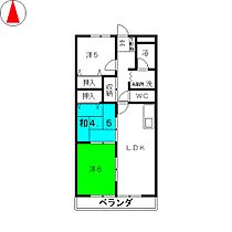 ドミールK弐番館  ｜ 静岡県三島市加茂（賃貸アパート3LDK・2階・59.62㎡） その2