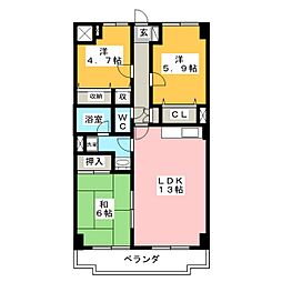 間取図画像 3LDK