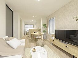 ドミール・ユーB 1階1LDKのリビング/ダイニング