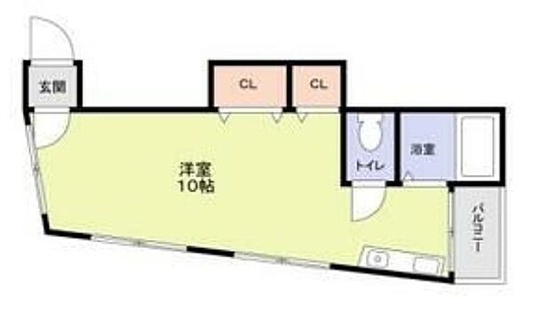 大阪府東大阪市西上小阪(賃貸マンション1R・4階・23.00㎡)の写真 その2