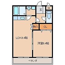 福岡県久留米市小森野1丁目6-8（賃貸マンション1LDK・4階・40.32㎡） その2