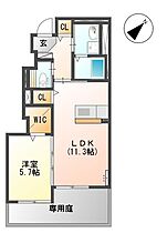 福岡県久留米市梅満町1604（賃貸アパート1LDK・1階・45.44㎡） その2