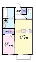 福岡県久留米市篠山町253-2（賃貸アパート1LDK・1階・37.07㎡） その2