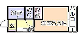 ベスト久留米工大ビル 601 ｜ 福岡県久留米市上津町2192-92（賃貸マンション1K・3階・17.01㎡） その2