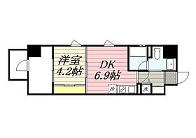 福岡県久留米市六ツ門町2-29（賃貸マンション1DK・4階・30.09㎡） その2