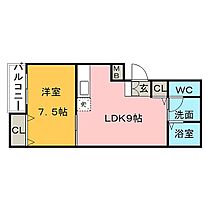 エスペランザ 202 ｜ 福岡県久留米市上津町1210-1（賃貸マンション1LDK・2階・40.00㎡） その2