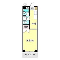 福岡県久留米市野中町96（賃貸アパート1K・3階・27.00㎡） その2