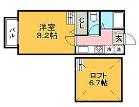 レモンバームI 103 ｜ 福岡県久留米市田主丸町益生田862-1（賃貸アパート1K・1階・24.48㎡） その2