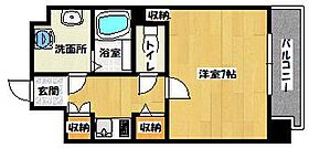 福岡県久留米市通町6-18（賃貸マンション1K・9階・24.50㎡） その2