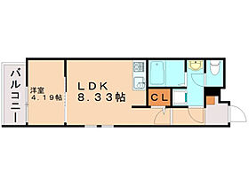 福岡県久留米市篠原町3-9（賃貸アパート1LDK・2階・31.76㎡） その2