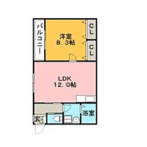 福岡県久留米市藤光町925-602（賃貸アパート1LDK・2階・43.30㎡） その2