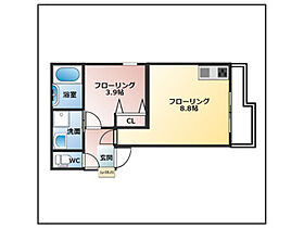 destino東町I 202〇 ｜ 福岡県久留米市東町未定（賃貸アパート1LDK・2階・31.25㎡） その2