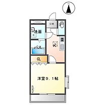 メルヴェール 201 ｜ 福岡県八女郡広川町大字新代1141（賃貸アパート1K・2階・30.96㎡） その2