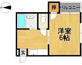 日栄ビル 202 ｜ 福岡県久留米市御井町588（賃貸アパート1DK・2階・20.00㎡） その2