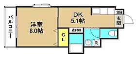 プレジデント御井 207 ｜ 福岡県久留米市御井町1931（賃貸マンション1DK・2階・32.76㎡） その2