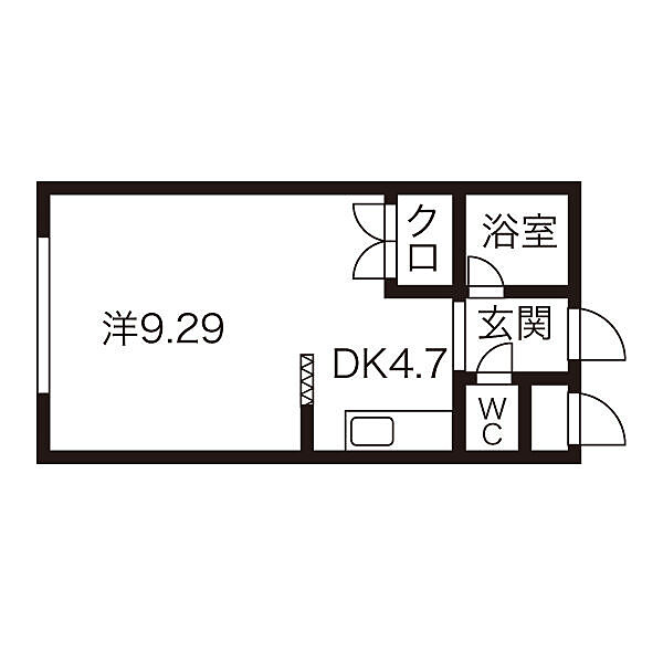 シティノースワン ｜北海道札幌市中央区大通東5丁目(賃貸マンション1DK・2階・29.94㎡)の写真 その2