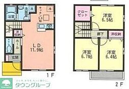 リバーサイド葉山B 3LDKの間取図画像
