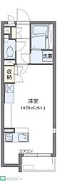 ミランダ古泉 ワンルームの間取図画像