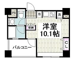 ParkAxis横浜井土ヶ谷 ワンルームの間取図画像