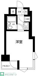 クリオ阪東橋壱番館 1Kの間取図画像
