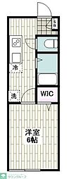 ヴィラパルケ 1Kの間取図画像