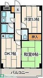 リビック根岸 1SDKの間取図画像