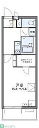 レオパレスミナミ3 1Kの間取図画像
