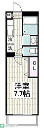 サンモール 1Kの間取図画像