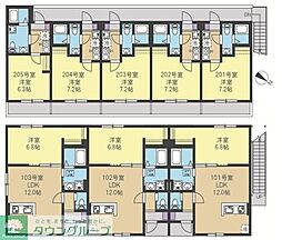 Stella杉田 1LDKの間取図画像