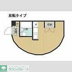 プロバンス ワンルームの間取図画像