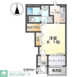 (仮称)大和市深見台新築アパート 1Kの間取図画像