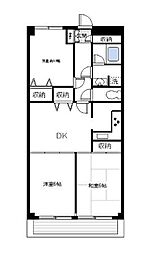 ロイヤルガーデンワコーレ上永谷 3DKの間取図画像