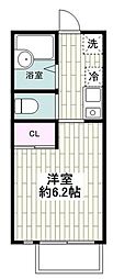 ツール・ド・屏風浦 1Kの間取図画像