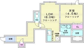 北海道札幌市東区北四十一条東2丁目（賃貸アパート1LDK・1階・33.41㎡） その2