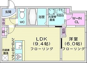 Raisin  ｜ 北海道札幌市東区北十六条東18丁目（賃貸マンション1LDK・1階・33.52㎡） その2