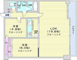 クレストコート宮の森  ｜ 北海道札幌市中央区宮の森二条5丁目（賃貸マンション2LDK・3階・70.85㎡） その2