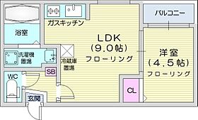 プレシェルト南円山  ｜ 北海道札幌市中央区南七条西26丁目（賃貸マンション1LDK・3階・28.13㎡） その2