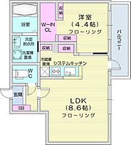 北海道札幌市北区麻生町1丁目2-7（賃貸マンション1LDK・3階・33.04㎡） その2