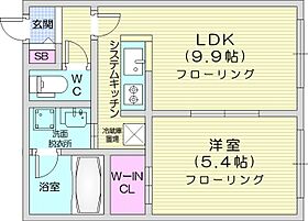 北海道札幌市北区麻生町1丁目（賃貸マンション1LDK・3階・35.37㎡） その2