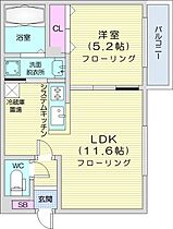 リベルタ澄川  ｜ 北海道札幌市南区澄川二条4丁目（賃貸マンション1LDK・3階・37.00㎡） その2