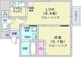 コンフォート司  ｜ 北海道札幌市東区北十四条東10丁目（賃貸マンション1LDK・5階・34.77㎡） その2