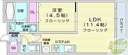 間取図画像 1LDK