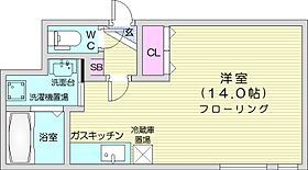 Populi  ｜ 北海道札幌市北区北十三条西2丁目（賃貸マンション1R・1階・18.22㎡） その2