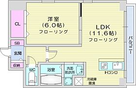 フィール円山  ｜ 北海道札幌市中央区北三条西23丁目（賃貸マンション1LDK・6階・39.20㎡） その2