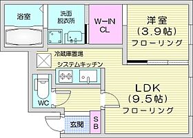 Maisondeest  ｜ 北海道札幌市東区北十四条東8丁目（賃貸マンション1LDK・3階・34.45㎡） その2