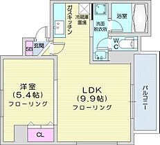 MYプラザ円山公園2  ｜ 北海道札幌市中央区北一条西25丁目3-1（賃貸マンション1LDK・2階・34.91㎡） その2