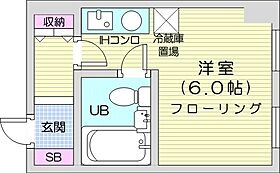 カサフォルテ  ｜ 北海道札幌市中央区大通西17丁目1-46（賃貸マンション1R・6階・16.50㎡） その2