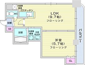 メトロサイド大通  ｜ 北海道札幌市中央区大通西18丁目（賃貸マンション1LDK・3階・34.08㎡） その2