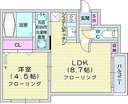 アンタレスL175  ｜ 北海道札幌市中央区南十七条西5丁目（賃貸マンション1LDK・3階・31.22㎡） その2